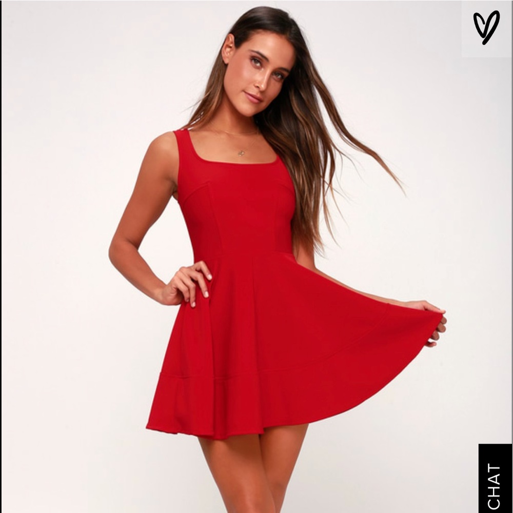 Red dress
